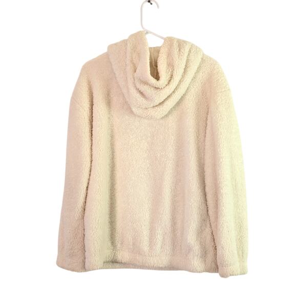 Sherpa Fleece Oversized Full-Zip Hoodie - Picture 5 of 6